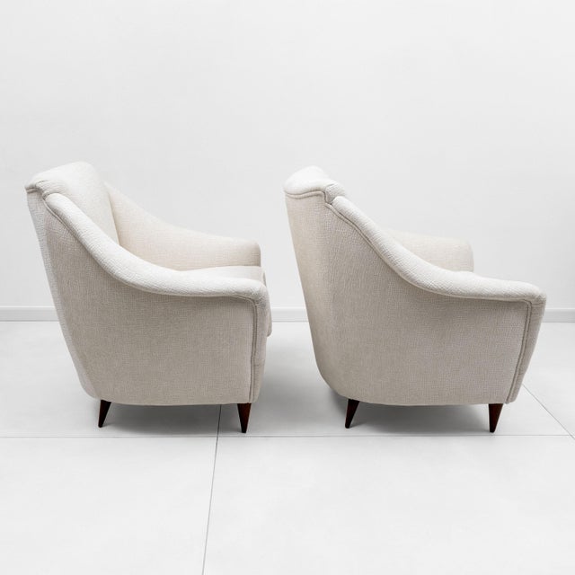 1950s Mid-Century Modern Italian Armchairs, 1950, Set of 2 For Sale - Image 5 of 12