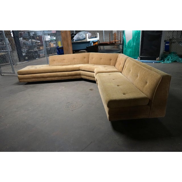 A fabulous mid-century sectional attributed to Harvey Probber likely from the Nuclear Sert series. It is a pioneering...