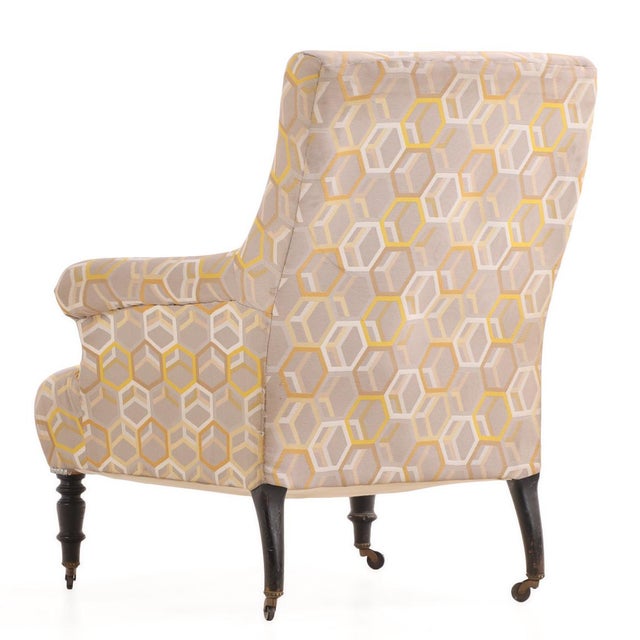 Mid 19th Century Napoleon III Library Chair, C. 1860 For Sale - Image 5 of 5