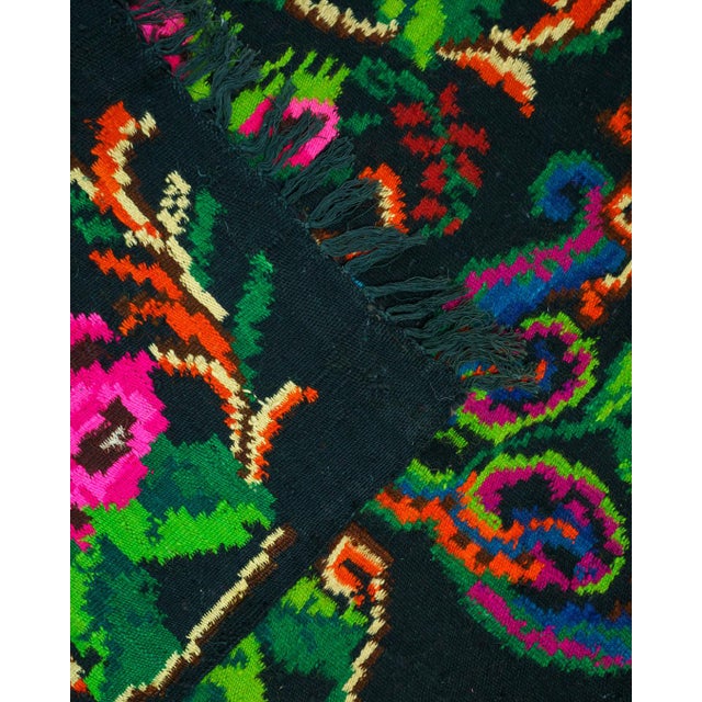 Vintage Handwoven Wool Runner Rug, 1960s For Sale - Image 9 of 12