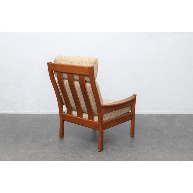 Vintage Lounge Chair in Teak from Dyrlund, 1960s, in Good conditions. Designed 1960 to 1969 This piece has an attribution...