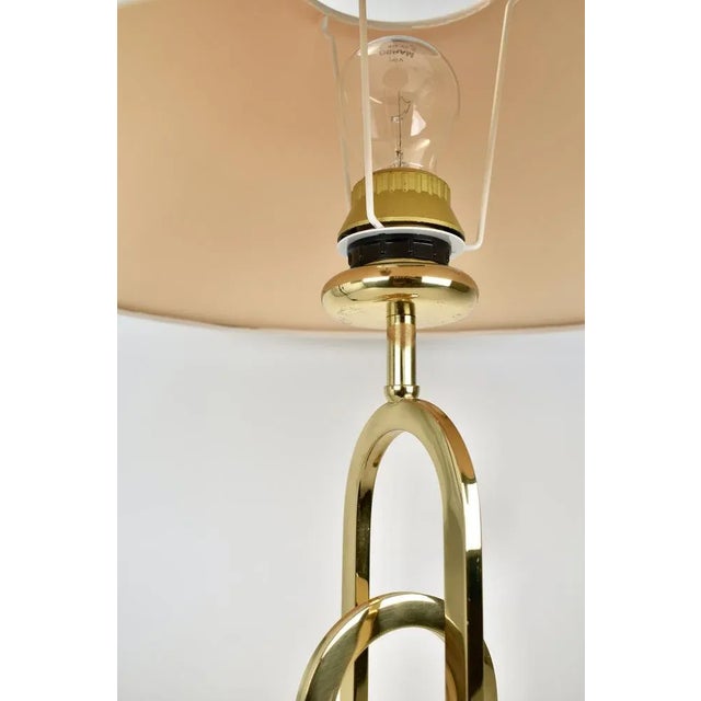 Vintage Brass Regency Table Light, 1970s For Sale - Image 6 of 12