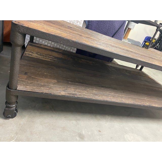 2010s Restoration Hardware Dutch Iron Coffee Table For Sale - Image 5 of 7