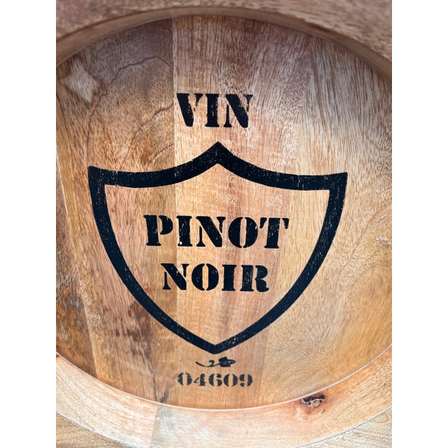 Ballard Designs Pinot Noir Small Wine Barrel Wall Plaque Tray For Sale In New York - Image 6 of 11