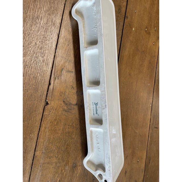 Bathroom White Porcelain Console, 1950s For Sale - Image 4 of 7