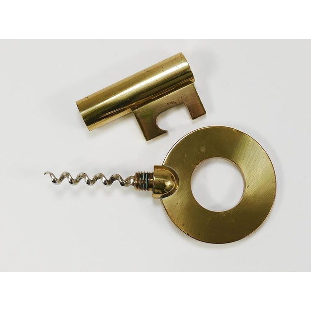 Large Modern Brass Cork Screw by Carl Auböck, 1950s For Sale - Image 16 of 18