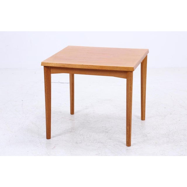 Vintage Extendable Teak Dining Table by Burchardt-Nielsen, 1960s For Sale - Image 4 of 12