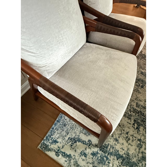 Wood Pair McGuire Knot Lounge Chairs For Sale - Image 7 of 13