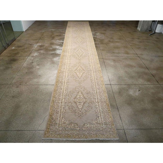 Galerie Shabab Collection Mid-20th Century Turkish Anatolian Long Runner For Sale - Image 4 of 10