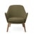 Dwell lounge chair olive by Warm Nordic Dimensions: D 69 x W 66 x H 73 cm Material: Textile upholstery, Solid smoked or...