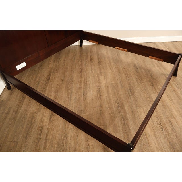 Stickley Cherry King Size Sleigh Bed For Sale - Image 10 of 18