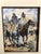 1990s 1990s James Lee Colt Western Image W/C Gouache Mounted Cowboy And Indian For Sale - Image 5 of 11
