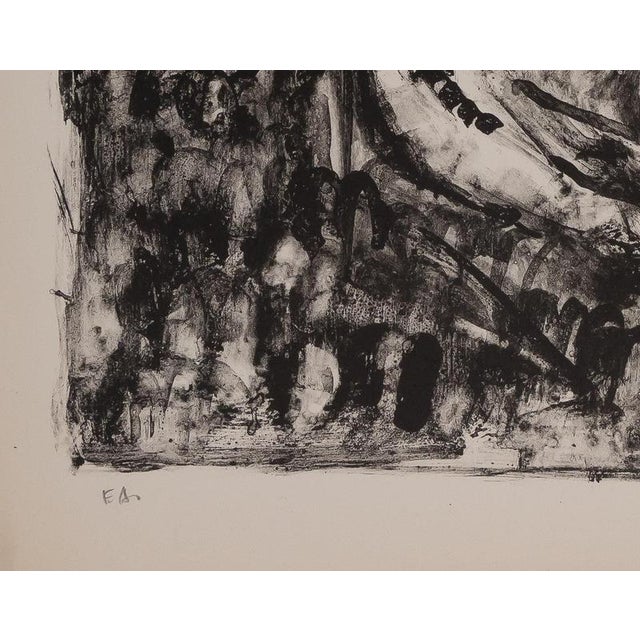 André Cottavoz, Female Face, Lithograph For Sale - Image 4 of 6