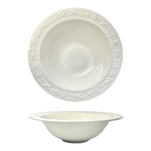 1940s Homer Laughlin “Vintage (Grape)” Round Ceramic Serving Bowl