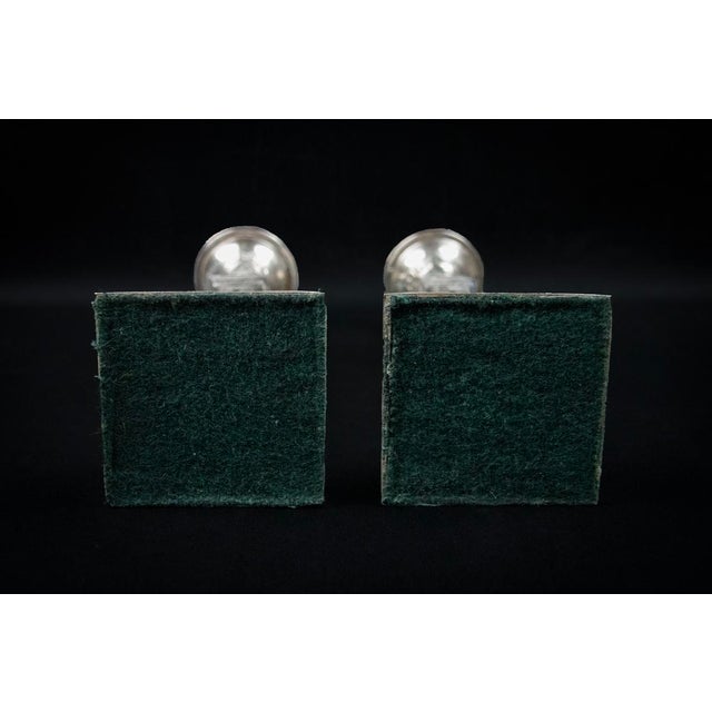 Early 20th Century Neo-Classical Adam Revival Silver-Plated Metal Candlesticks, Europe, Set of 2 For Sale - Image 11 of 13