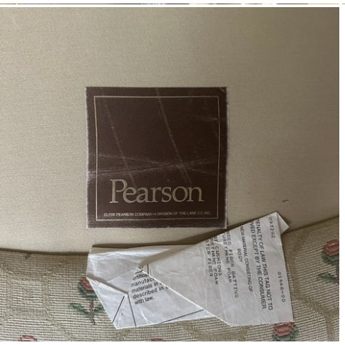 Off-white Set of 2 Pearson Bergere Chairs For Sale - Image 8 of 8