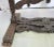 Antique rosewood carved Anglo-Indian loom. A finely carved and detailed loom for weaving and needlework. Masterful carver,...