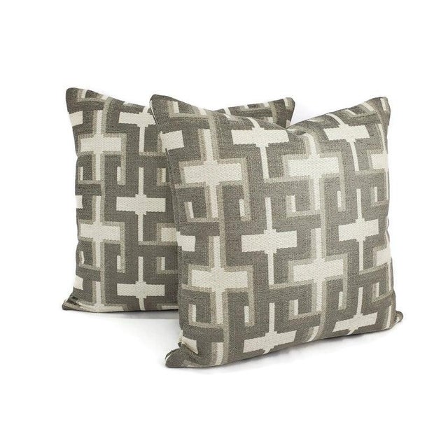 From Jim Thompson is Langham in the color Grey pillow cover. This pillow is custom-made with an invisible zipper and...