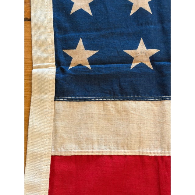 Textile Vintage 1930s 48-Star American Flag For Sale - Image 7 of 10