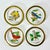 Hollywood Regency 1980s Vintage Chippendale Hollywood Regency West Virginia Glass Co. Coasters With Song Birds - Set of 4 For Sale - Image 3 of 11