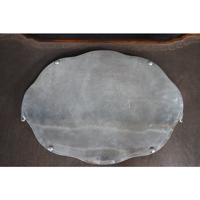 English Silver-Plated Gallery Tray For Sale - Image 10 of 11