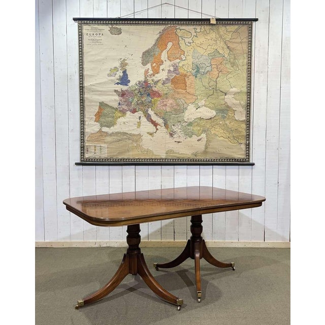 Vintage Regency Style Table in Walnut and Beech Burl, 1980s For Sale - Image 15 of 16