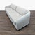 This sofa features rounded edges, angled arms and is upholstered in textural boucle fabric. Brand: Four Hands. Model:...