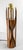 We are selling this cool Mid-Century Modern table lamp. This lamp has cool form with hourglass body with vertical elements...