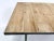 Vintage Industrial Iron and Wood Table with Drawer, 1950s For Sale - Image 9 of 12