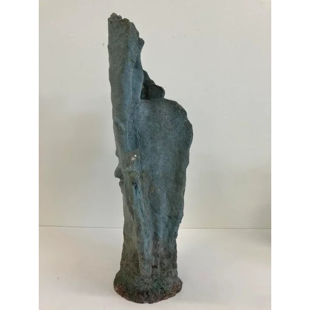Vintage Abstract Metal Sculpture – Coral Reef Inspired Form For Sale In Orlando - Image 6 of 6