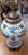 Ceramic 19th Century Blue & White Chinese Dragon Vase Lamp For Sale - Image 7 of 11