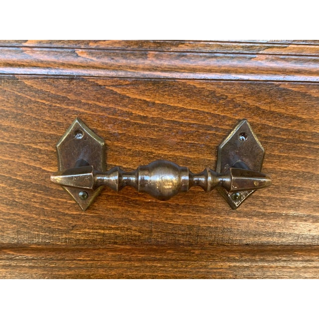 Early 20th Century 20th Century Spanish Carved Pine Tuscan Six Drawers Chiiffonier with Locks For Sale - Image 5 of 18