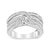 Exquisitely capturing the essence of modern elegance, this .925 sterling silver cocktail ring features a mesmerizing...