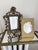 1950s Vintage Rococo Revival Cherub Resin Table Mirror For Sale - Image 9 of 13