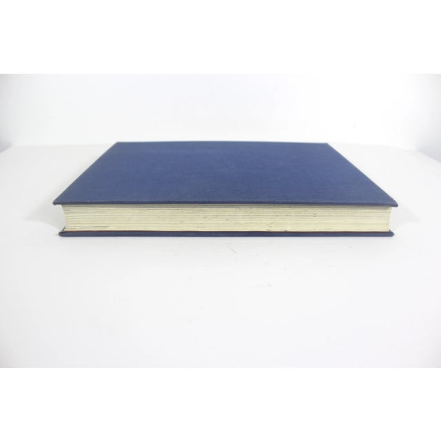 1977 Illustrating Fashion Blue Linen Hard Cover Book For Sale - Image 12 of 12