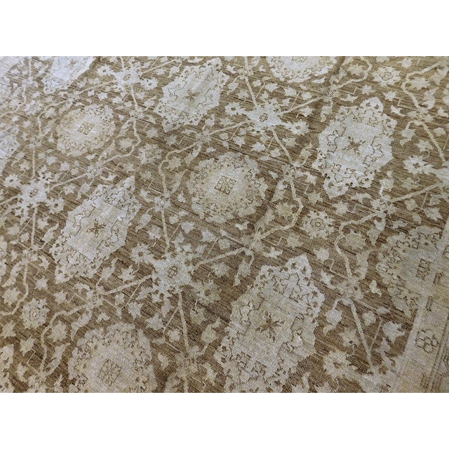 Textile Handmade Room Size Zero Cut Pile Rug. 8'1"x 10' For Sale - Image 7 of 18