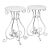 Pr. Vintage Metal Garden Pedestals For Sale