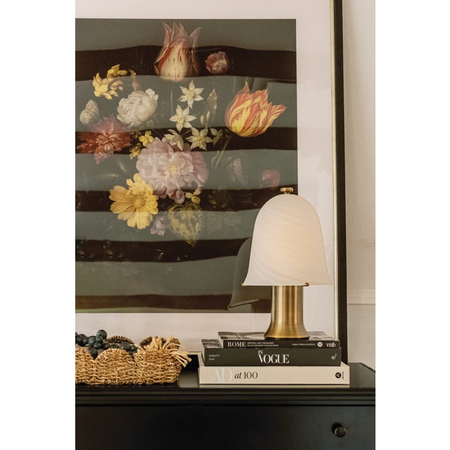 Brass Hudson Valley Lighting Kipps 8.25 in. 1 Light Rechargeable Table Lamp in Patina Brass Finish For Sale - Image 8 of 11