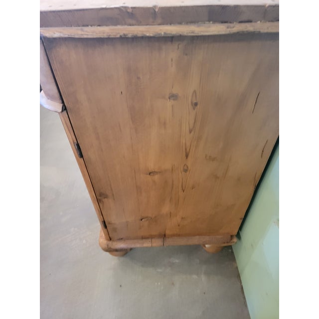 Antique Pine Dresser Base - From England - Circa 1890 For Sale - Image 9 of 12