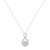 Celebrate someone you love with this stunning diamond infinity pendant necklace. This diamond necklace features an...