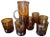 Murano Glasses and Carafe, Set of 7 For Sale