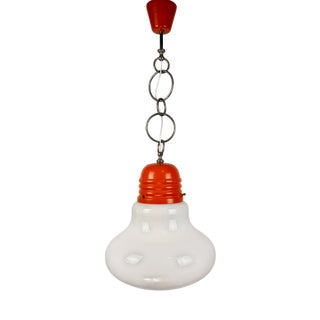 Mid-Century Modern Italian Bulb Pendant Light, 1970s For Sale