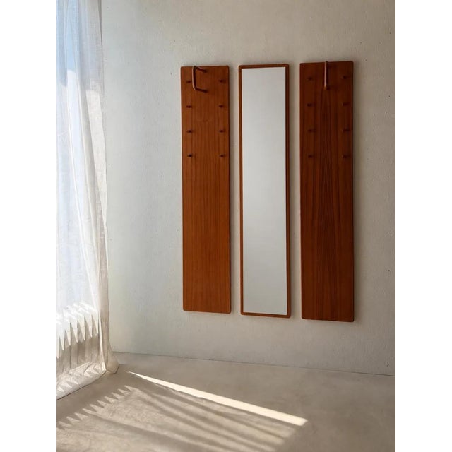 Wood Teak Wardrobe Set by Kai Kristiansen for Vildbjerg Møbelfabrik, 1960s, Set of 3 For Sale - Image 7 of 12