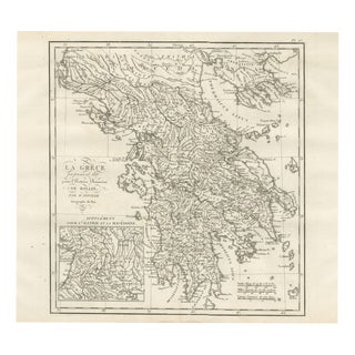 Ancient Greece with an Illyria and Macedonia Inset by Danville, 1818 For Sale