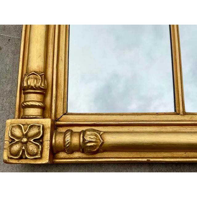 Similar mirror by Isaac Platt at display in Metropolitan Museum American Wing. With dimensions of 31.5 inches in length...
