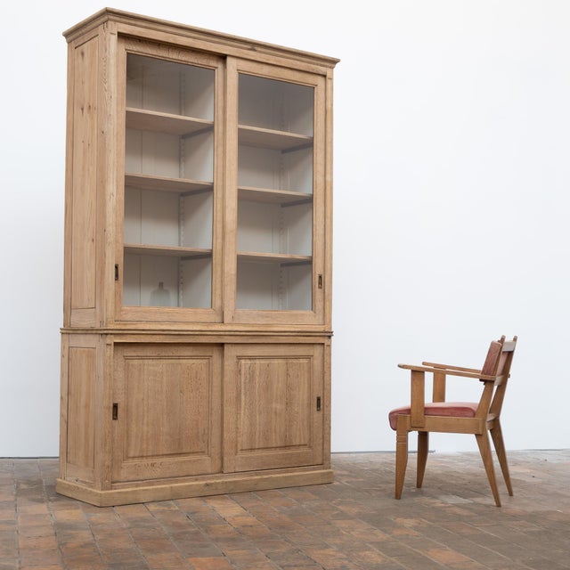 Early 20th Century Oak Bookcase with Sliding Doors For Sale - Image 14 of 14