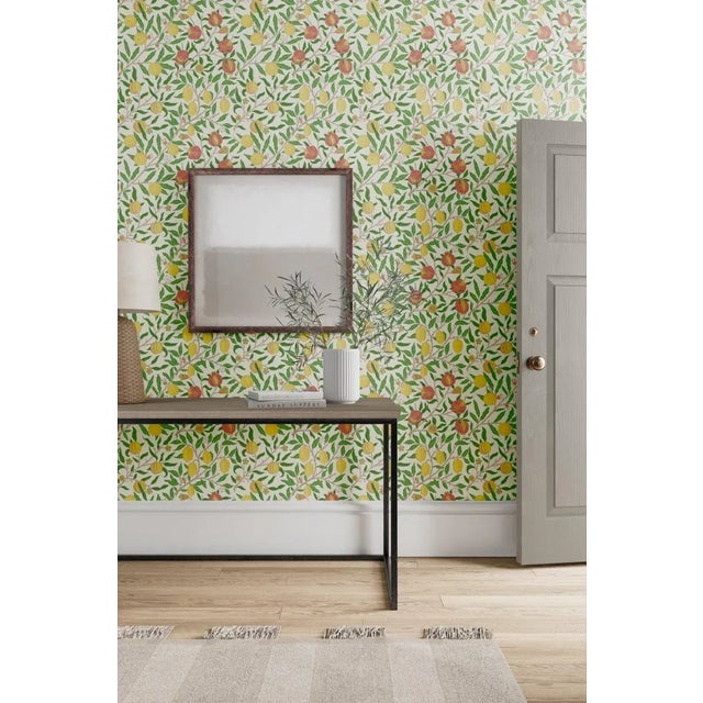 First produced as a wallpaper in 1864 Fruit is one of Morris‚Äôs earliest designs. Displaying an abundance of ripened...
