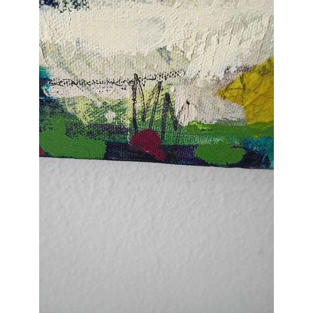 Mary Murdoch Original Abstract Expressionist Painting "Camping in the Jungle" – 24x30 For Sale - Image 4 of 13