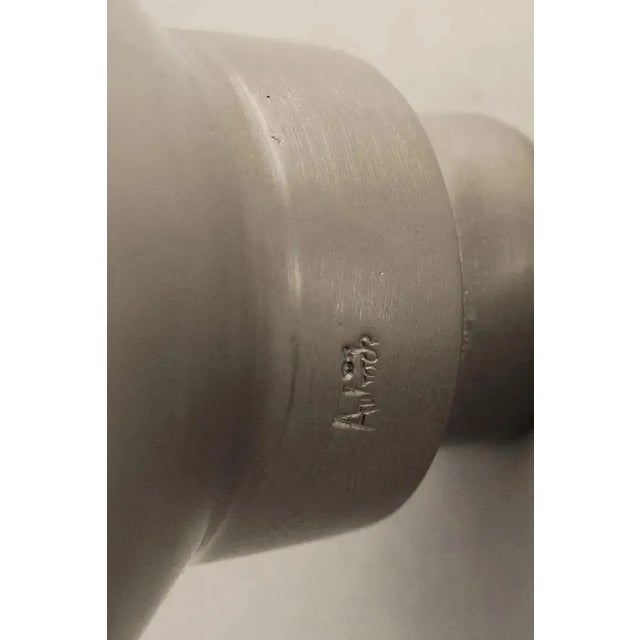 Silver Carl Auböck Model #8040-2 Knob in Nickel For Sale - Image 8 of 12