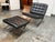 Mid-Century Modern Alphaville Design Exposition Barcelona Style Lounge Chair + Ottoman For Sale - Image 3 of 12